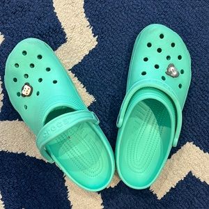 Teal CROCS Women’s size 12 Men’s size 10